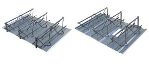 Gegalvaniseerde Metalen Bouwmaterialen Snelle Installatie Versterkte Stalen Bar Vakwerk Truss Vloerdekken - Product Image 3
