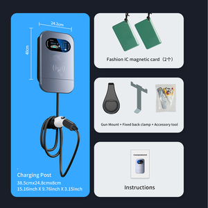 Station de recharge AC pour véhicules électriques OWP OCPP 3,6-22 kW Type 1/Type 2/GBT, borne murale sans fil avec IP55 - Product Image 4