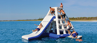 Toboggan triangle gonflable personnalisé pour parc aquatique et pyramide d'escalade, jouets pour la maison ou l'école