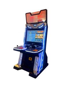 Máquina de Juegos Arcade de Combate para Dos Jugadores |   Consola de Videojuegos Retro con Luces LED para Centros de Juego y Espacios de Entretenimiento - Product Image 1