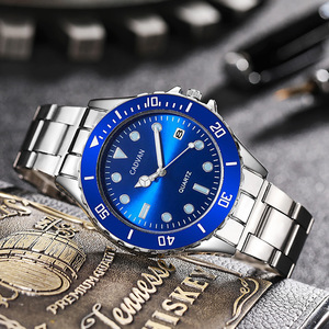 Reloj de Cuarzo de Alta Gama para Hombre, Resistente al Agua, Estilo Ejecutivo, Digital, con <span class=keywords><strong>Calendario</strong></span>, Correa de Acero Inoxidable, Caja de Aleación - Product Image 3