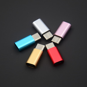 Venta caliente <span class=keywords><strong>tipo</strong></span> C <span class=keywords><strong>OTG</strong></span> convertidor Micro USB hembra a <span class=keywords><strong>tipo</strong></span> C macho <span class=keywords><strong>adaptador</strong></span> para teléfonos Android aleación de aluminio con <span class=keywords><strong>tipo</strong></span> de salida de CA - Product Image 5