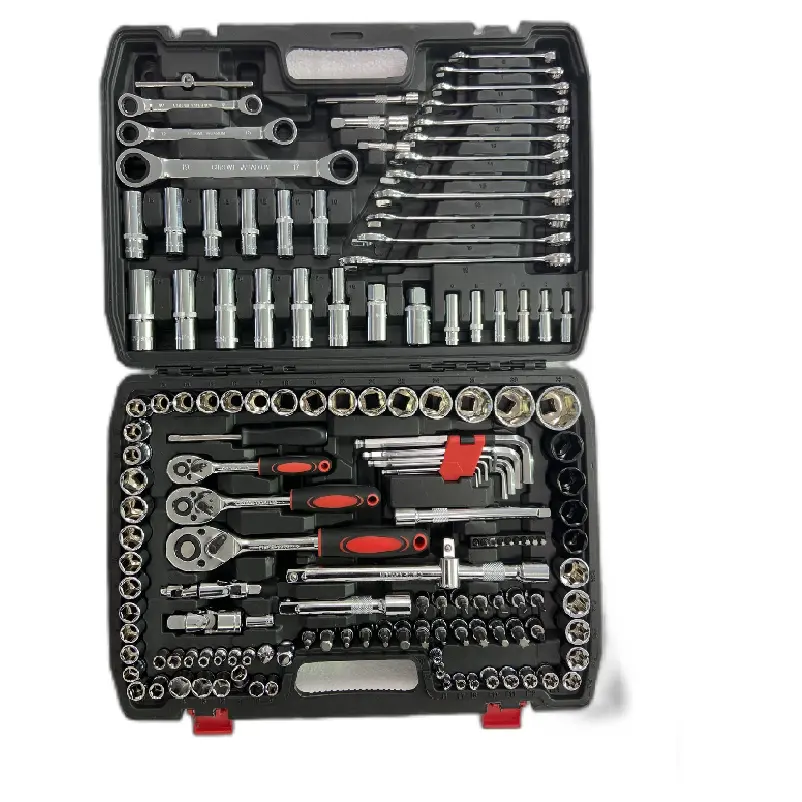 Germany design crv socket wrench set 151pcs car repair tool ratchet socket spanner set car tool kit set box