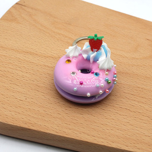 Móc Khóa Hình Bánh <span class=keywords><strong>Donut</strong></span> <span class=keywords><strong>Mini</strong></span> Chất Lượng Cao Móc Khóa Hình Bánh <span class=keywords><strong>Donut</strong></span> Nhiều Màu Mô Phỏng Phong Cách Cô Gái Dễ Thương Móc Khóa Hình Bánh <span class=keywords><strong>Donut</strong></span> Dễ Thương - Product Image 5