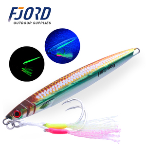 Señuelo de Pesca FJORD 3D Glow Jigging de 40g, 60g, 80g con Asistente, Nuevo Señuelo de Pesca Mayorista para Agua Salada, Cuchillas de Jig, Jig de Plomo Personalizado, Ojos 3D - Product Image 2