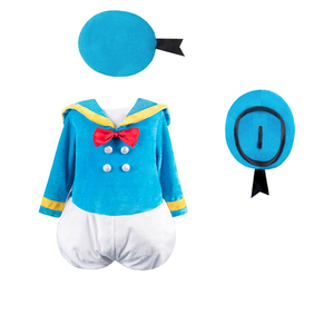 Costume de mascotte de dessin animé pour enfants, motif canard, avec chaussures, pour jeux de rôle, fêtes, spectacles, films, télévision et Halloween - Product Image 3