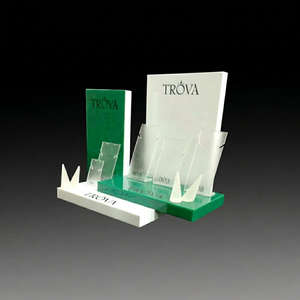 High Quality Modern Acrylic Jewelry Display Set <b>Stand</b> Countertop Jewelry Organizer Rack for Rings Earrings and Necklaces - Product Image 1