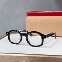 Lunettes de vue de luxe de créateur en acétate écaille de tortue, monture optique avec verres transparents pour la myopie et la lecture