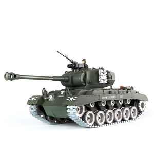 U.s. <span class=keywords><strong>M26</strong></span> <span class=keywords><strong>Pershing</strong></span> Pro โมเดลรถถังควบคุมระยะไกล1:18พร้อมฟังก์ชั่นลูกกระสุนไฟรบและระยะเวลาการเล่น60นาที - Product Image 1