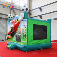 WINSUN Maison de rebond gonflable à thème de football pour enfants commerciale Château gonflable Maison de rebond pour événement de fête