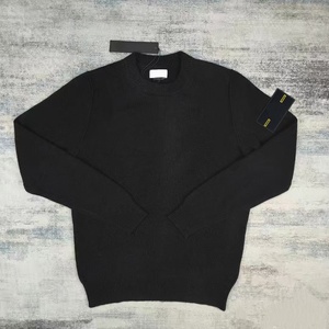 Pull tricoté classique gris vintage à capuche en molleton uni de luxe pour homme, 100 % coton, extensible et ajusté, idéal pour l'automne - Product Image 3