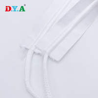 Vente en gros de couleur personnalisée avec cordon élastique réglable en tricot élastique avec cordon élastique pour pantalon