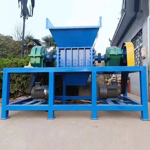 Máquina trituradora de neumáticos de plástico de doble eje Máquina trituradora de reciclaje de caucho de chatarra - Product Image 4