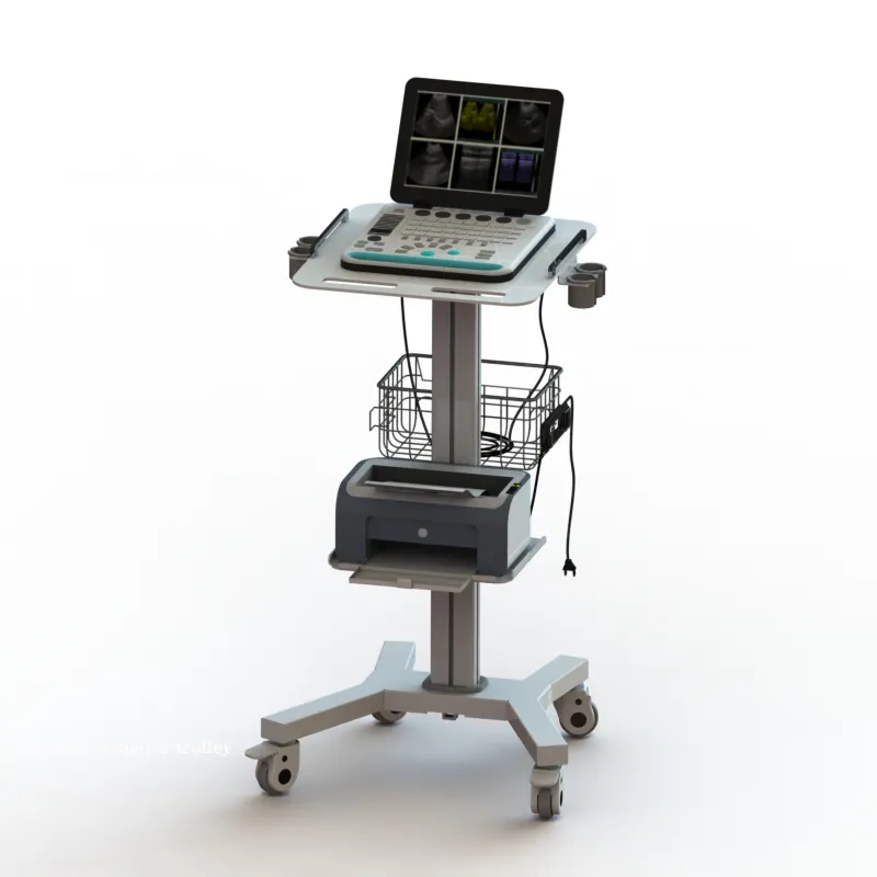 Aluminum alloy Multi-Functional Ecg/Ultrasound Computer Medical Trolley NBR-CT-32 For Mindray
