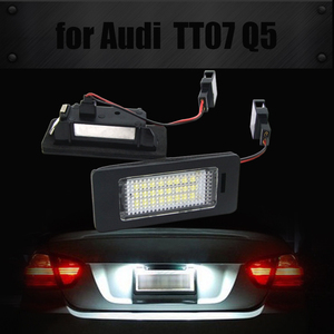 Conjunto de lámpara de etiqueta de matrícula LED NSSC para <span class=keywords><strong>Audi</strong></span> <span class=keywords><strong>A1</strong></span> A4 A5 A6 A7 S5 Q5 RS5 24SMD luces LED blancas de xenón - Product Image 6