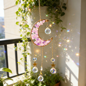 Wholesale Wise Brand Best Handcrafted Amethyst Natural Crystal Eco-Friendly <b>Wind</b> <b>Chime</b> Wedding Holiday - Product Image 3