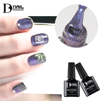 BD Disco Cat Eye Gel Polonais Mode Disco Cristal Cat Eye Réflexion Vernis À Ongles Cat Eye Flash Gel pour Super Brillant Nail Art