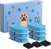 Fontaine à eau automatique pour chat avec filtre 3L, écologique, durable, distributeur d'eau électrique silencieux pour animaux de compagnie