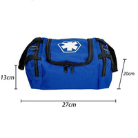 Sac de premiers secours multifonctionnel de grande capacité en Oxford, boîte de rangement portable pour médicaments d'urgence en plein air, trousse médicale de voyage