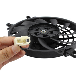 ZUQING พัดลมระบายความร้อนพลาสติกทรงกลมขนาด 9 นิ้วสำหรับรถจักรยานยนต์รถออฟโรดรถสามล้อถังน้ำ - Product Image 3
