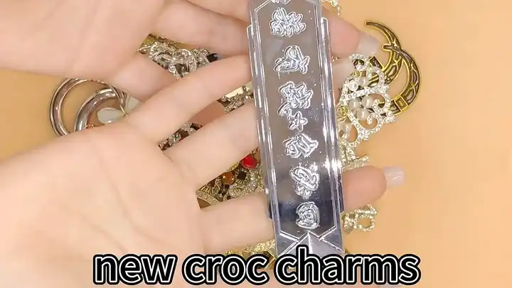 Wholesale Bling Croc Charms Diamond Shoe Charms Hot Sale Designer