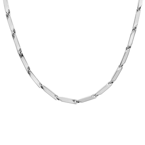 Collar <span class=keywords><strong>de</strong></span> Cadena <span class=keywords><strong>de</strong></span> Acero Inoxidable Chapado en Oro <span class=keywords><strong>de</strong></span> 18K al por Mayor, Diseño Geométrico con Forma <span class=keywords><strong>de</strong></span> Diamante <span class=keywords><strong>de</strong></span> 3mm, Personalizado, para Regalo <span class=keywords><strong>de</strong></span> Hombre - Product Image 4