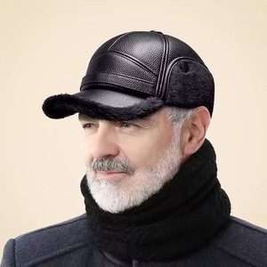 Pasamontañas Cálido con Forro Polar para Hombre de Mediana Edad, Estilo Coreano, Grueso, Informal, con Orejeras, a Prueba de Frío, para Otoño e Invierno - Product Image 3