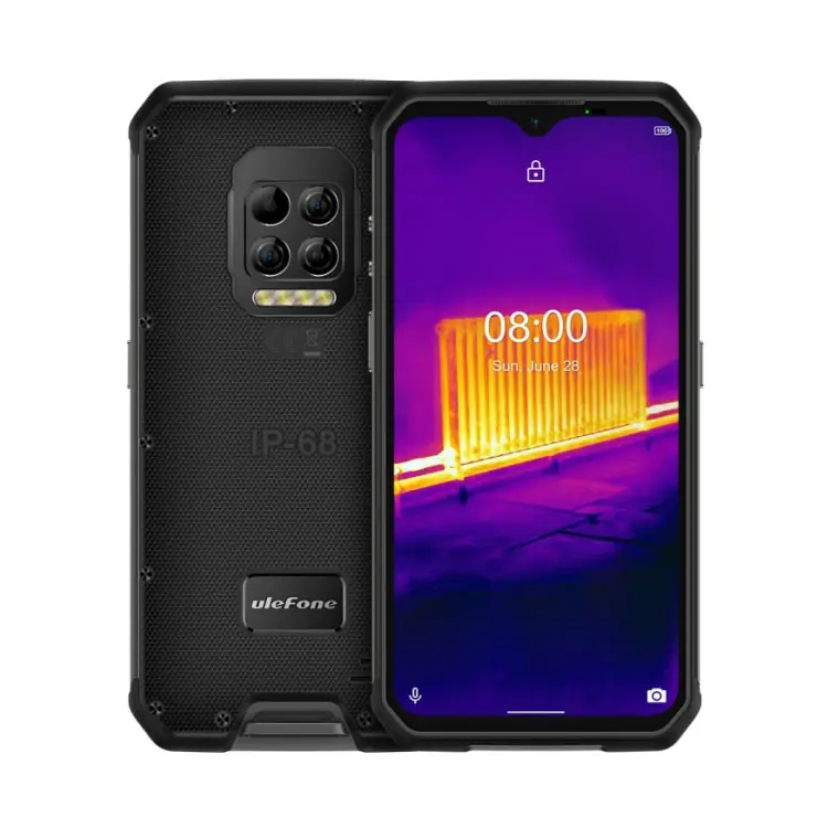 Factory price 4G smart phone Ulefone Armor 9 Rugged Phone Thermal Imaging Camera 8GB+128GB Waterproof Dustproof Shockproof 4G