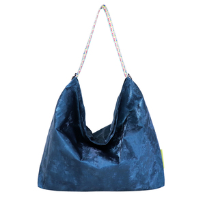 Sac fourre-tout décontracté et tendance, grande capacité, léger, en Tyvek, color-block, écologique, minimaliste, avec fermeture éclair haute qualité - Product Image 1