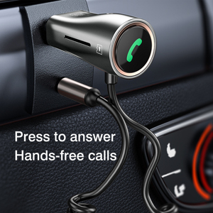 Earldom FM <span class=keywords><strong>Transmitter</strong></span> Xe MP3 Máy Nghe Nhạc Với 3.5Mm Aux & Bt5.0 Hợp Kim Nhôm Không Dây Âm Nhạc <span class=keywords><strong>Receiver</strong></span> Âm Thanh Stereo Cho Xe - Product Image 5