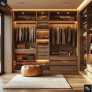 Luxury <strong>Custom</strong> Built In Wall Unit <strong>Closets</strong> Wood Open Walk In <strong>Closets</strong> Wardrobe For Room - Product Image 4