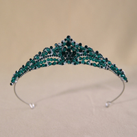 Diadème de luxe en cristal pavé, ton argenté, multicolore, pour femme, mariage, bal de promo, Noël, Quinceañera, concours de beauté, accessoire de tête
