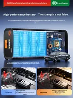 Démarreur de voiture d'urgence Buwei et compresseur d'air intégré, outil de démarrage de batterie, modèle QS003 noir