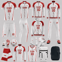 Uniforme de Fútbol Sublimado Completo, Ligero y Transpirable, Directo de Fábrica, MOQ Bajo, para Entrenamiento de Clubes Escolares Juveniles
