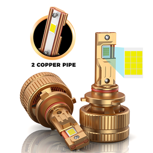 SAIMAN Canbus 400W 60000 lm LED Phares de <span class=keywords><strong>voiture</strong></span> H7 Ampoule de phare 12-14V Adaptation universelle Couleur 6000K Puce CSP 4575 Garantie 24 mois - Product Image 2