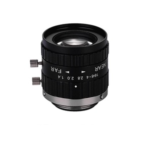 FA 2/3 "시리즈 8mm/12mm/16mm/25mm/35mm/50mm F1: 머신 비전 카메라 용 1.4-16 렌즈 C 마운트 5 메가 픽셀 렌즈