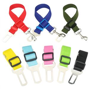 Correa de Seguridad Ajustable para Perros, Elástica, de Nailon, para Viajes, con Clip para Asiento de Coche, en Oferta - Product Image 1