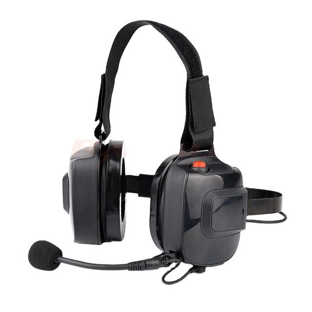 Tactical Headset Wargame Hunting Headphone for Radio Walkie Talkie