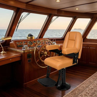 Chaise marine en alliage d'aluminium, multifonctionnelle, pliable, avec accessoires de quincaillerie complets