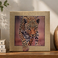 Pósteres Lenticulares 3D Personalizados, Cuadros con Efecto de Movimiento, Animación, Paisajes, Animales, para Decoración de Paredes del Hogar