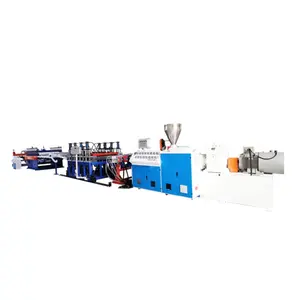 WPC PVC köpük levha üretim hattı 1220mm PVC köpük panel ekstrüzyon makinesi