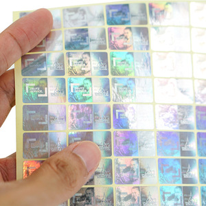 Impression d'autocollants en papier kraft personnalisés en usine, <span class=keywords><strong>code</strong></span> QR anti-contrefaçon, logo transparent, sceau, vente chaude transfrontalière - Product Image 3