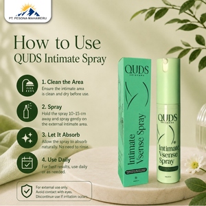 Spray Refrescante Quds para Higiene Íntima Femenina con Extractos Naturales - Product Image 4