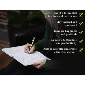 Agenda Diaria Personalizable de Cuero PU con Tapa Dura, 100 Hojas, 100 GSM, para el Cuidado Personal, Autocuidado, Estudio Bíblico, Planificador y Diario, Regalo - Product Image 5