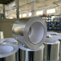 Ruban adhésif en aluminium anti-condensation 50 microns pour refroidisseur de boissons, vitrine réfrigérée, isolation de tuyaux et étanchéité en usine