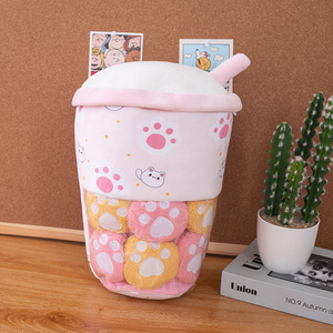 Peluche Boba Tea Chien Super Douce Personnalisée, Tendance TikTok, pour Enfants, Produits Dropshipping 2024, 30CM - Product Image 4