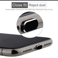 Port de charge de Smartphone en alliage d'aluminium de haute qualité prise Anti-poussière pour i-phone