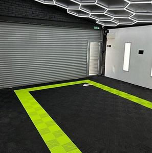 Tuiles de scrabble colorées en pp pvc Carreaux de garage Modulaire rigide antidérapant lave-auto - Product Image 5