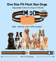 Neuer Hundetrainer mit Fernbedienung bis zu 1200m Reichweite 4 Halsbänder Hundetraining mit Pieper Vibrations- und Schock-Halsband