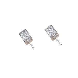 Crochets d'oreille en argent 925 pour la création de bijoux en perles, accessoires semi-finis pour boucles d'oreilles avec support vide, aiguille droite de 3 mm - Product Image 5